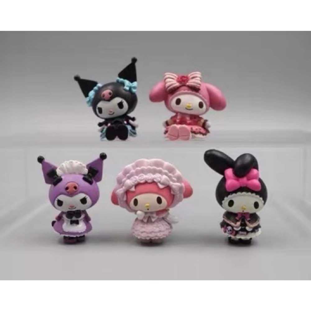 Sanrio Kuromi &‎ My Melody Maid Costume 5pc Set - Picture 2 of 12